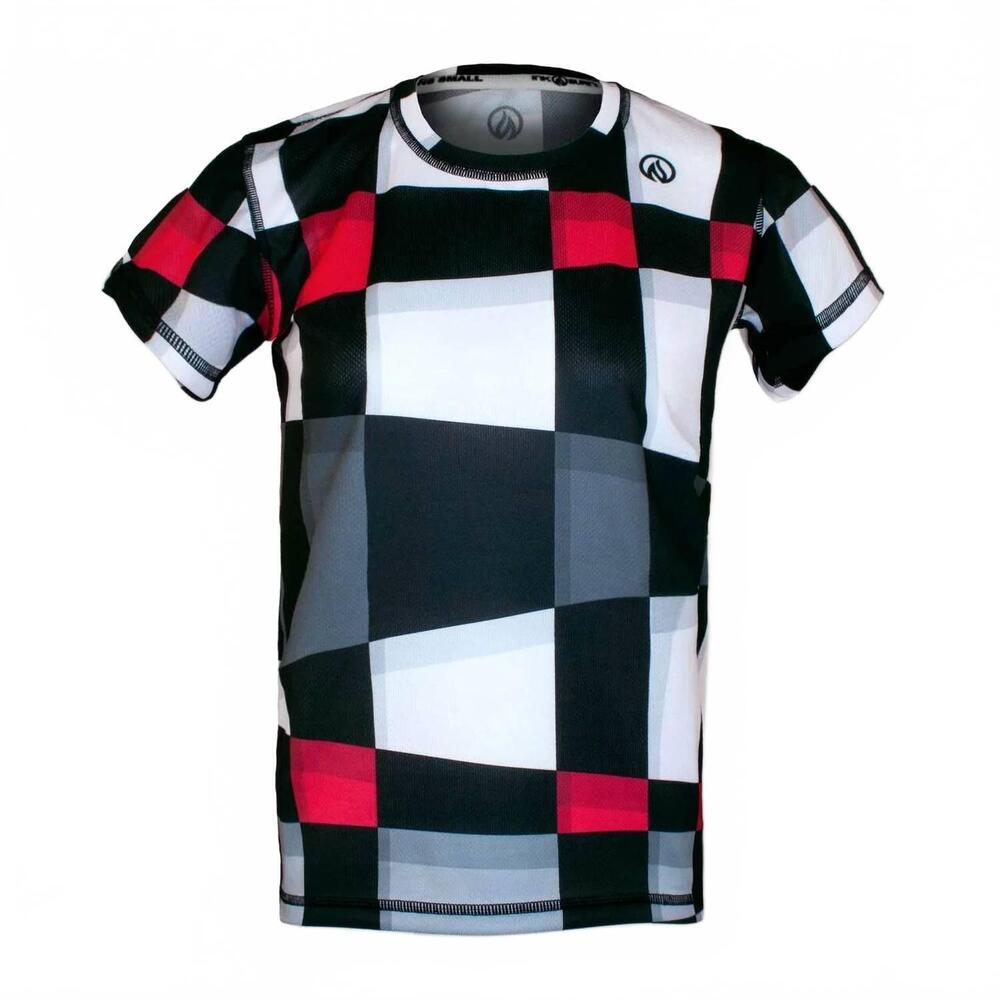 NEW INKNBURN men's dynamic plaid tech shirt in multi